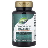 Mega-zyme d'Enzymatic Therapy, pack deux comprimés, pratique après les repas.