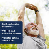 Enzyme Science Betaine HCl Pepsin – etiquette végan sans gluten sur l'emballage