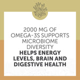 Enzymedica Aqua Biome Omega-3 goût citron, agréable à prendre.