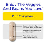 BeanAssist d'Enzymedica: aide la digestion des légumineuses et végétaux riches en fibres.
