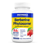 Berberine Phytosome d'Enzymedica en bouteille, soutien métabolique naturel et biodisponibilité améliorée.