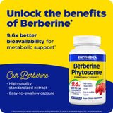 Capsule Berberine Phytosome d'Enzymedica, dosage simple et pratique à avaler.