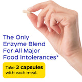 Digest Spectrum d'Enzymedica : mode d’emploi et conseils d’utilisation lors d’un repas contenant déclencheurs.