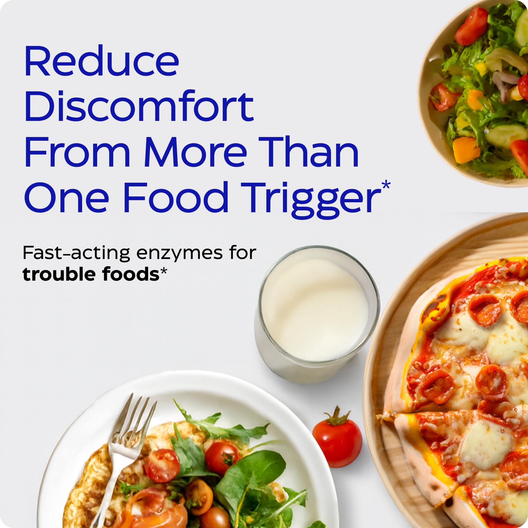 Digest Spectrum d'Enzymedica — flacon et étiquette, action continue dans la digestion grâce à Thera-blend.