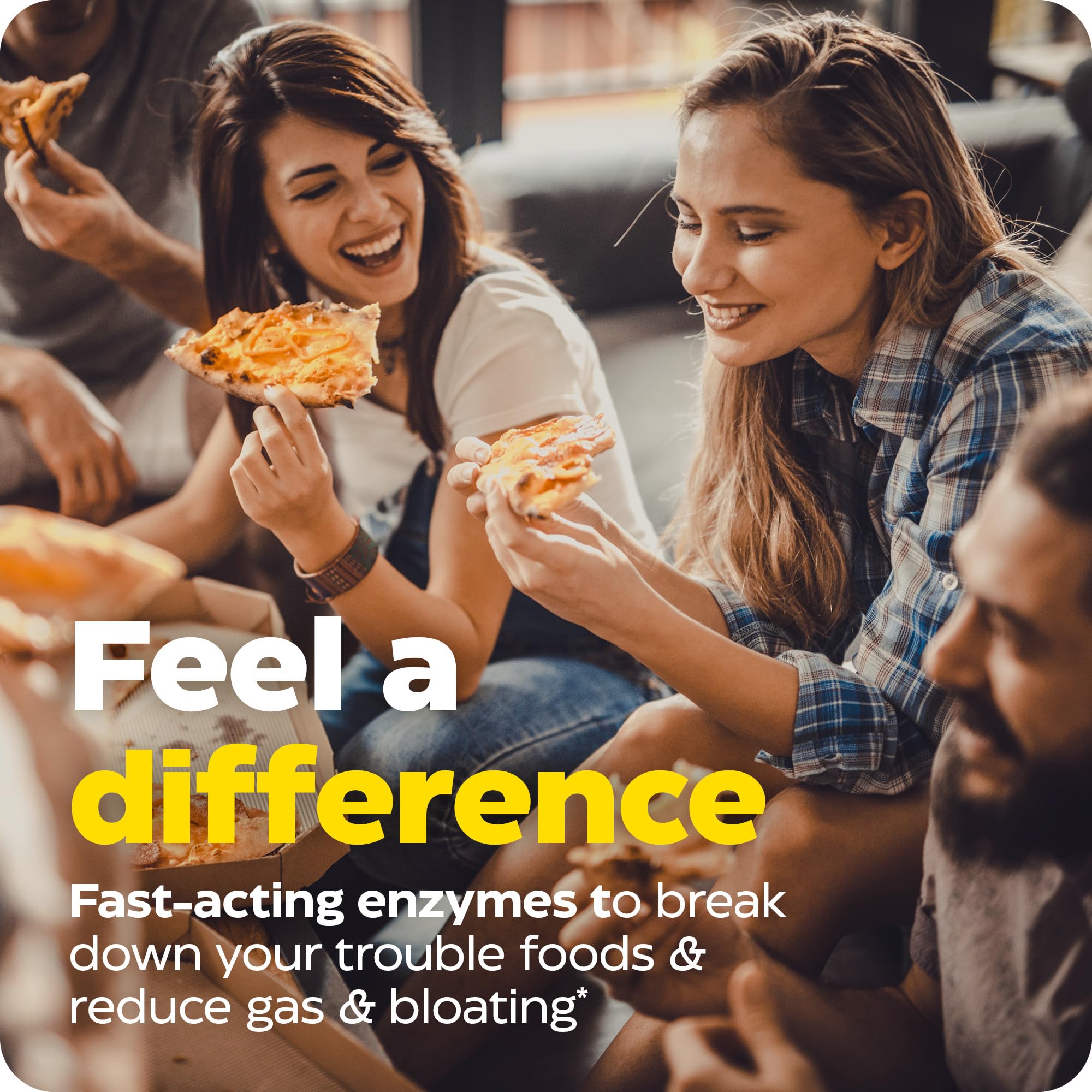 Prise avec un repas, Digest Spectrum peut aider à réduire les inconforts.