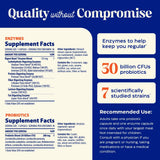 Enzymedica Dinner Duo avec probiotiques 30 milliards pour l’équilibre intestinal.