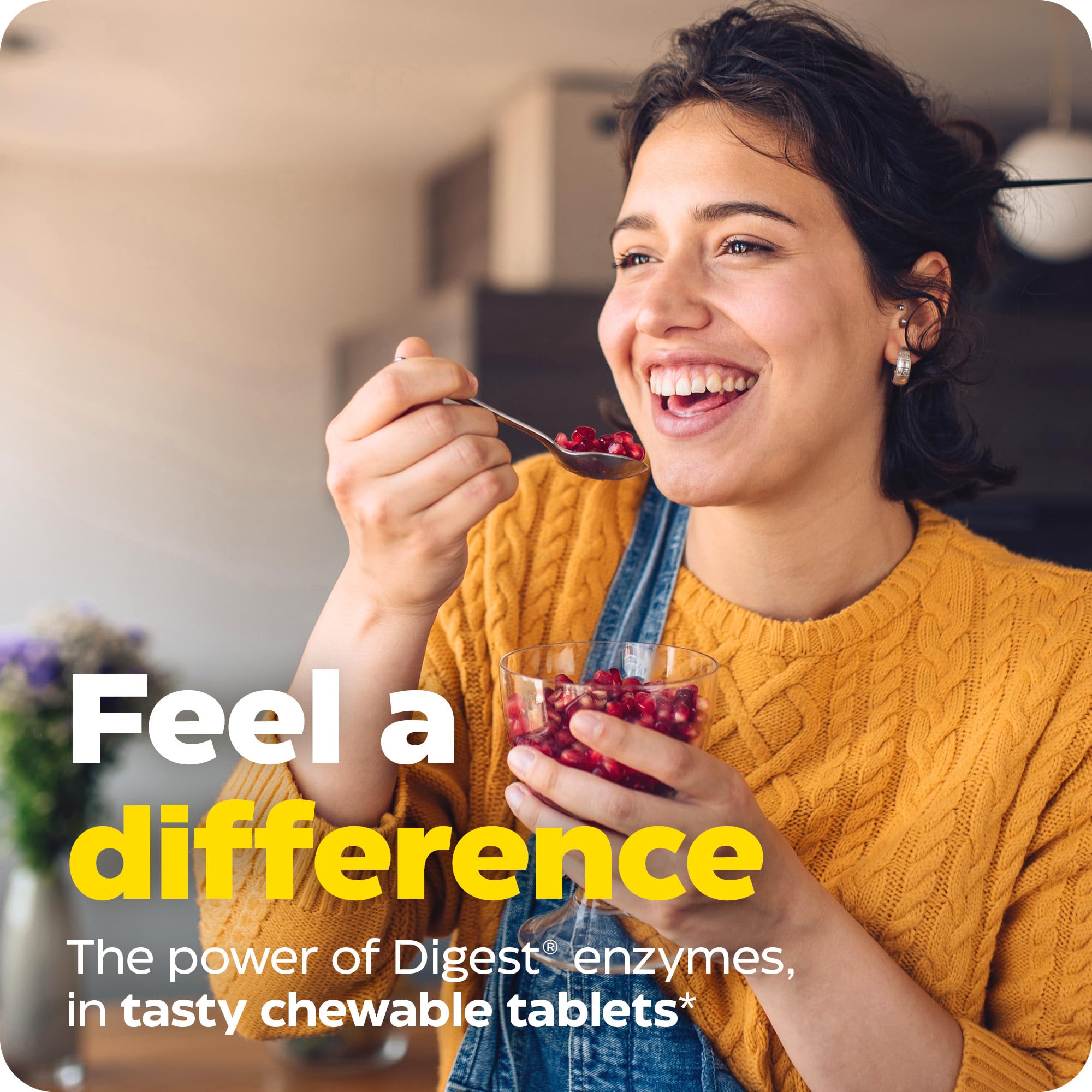 Formule vegan sans gluten d’Enzymedica pour confort digestif.