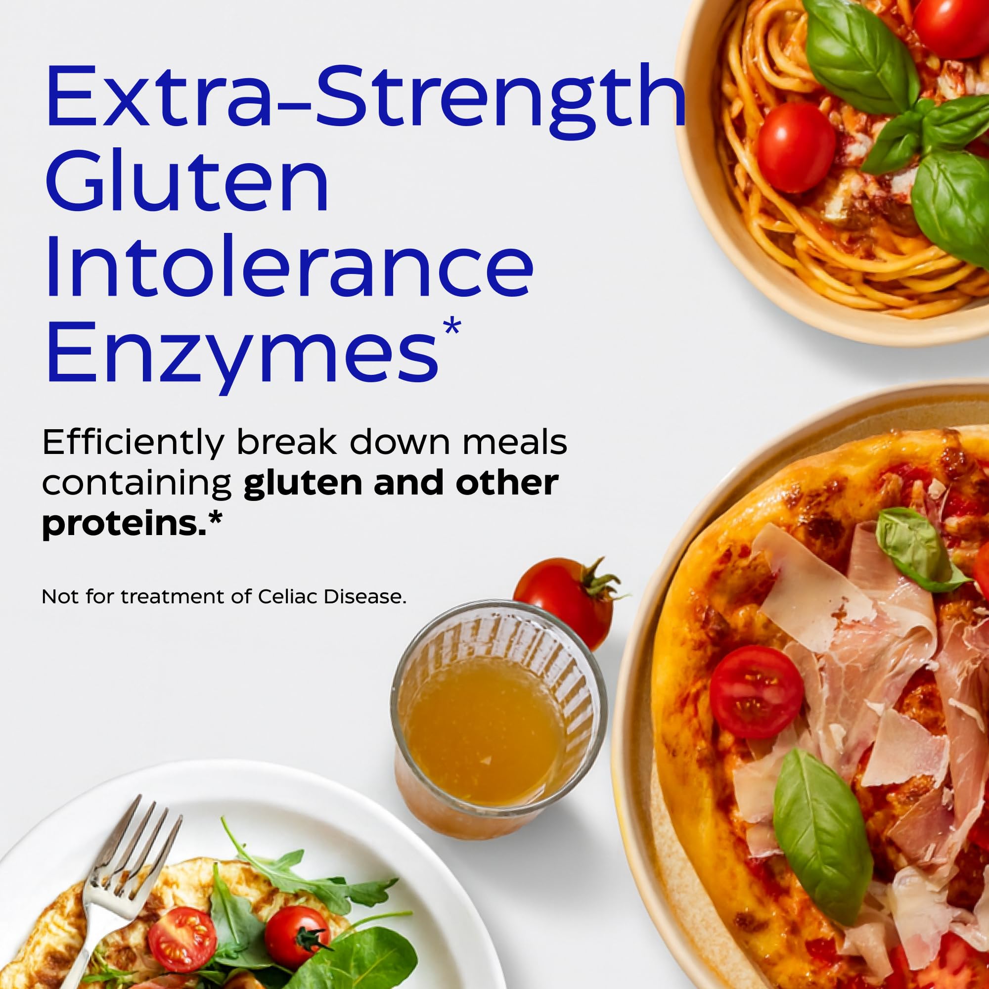 Enzymedica GlutenEase Extra Strength – Thera-Blend, mélange enzymatique pour le confort digestif