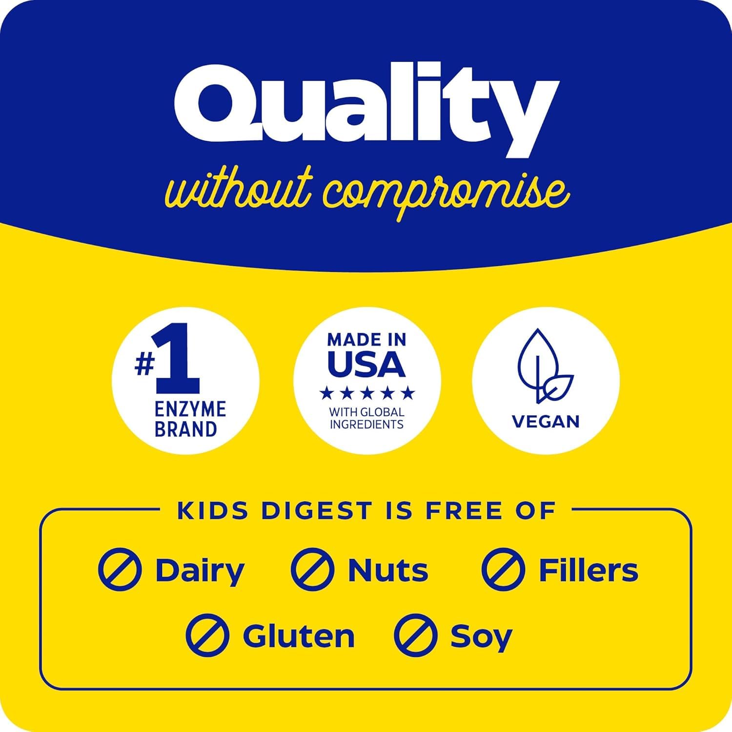 Enzymedica Kids Digest – peut soutenir une digestion normale après les repas.