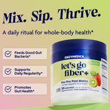 Enzymedica Let’s Go Fiber+ doseur montre la cuillère pour un dosage pratique