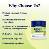 Enzymedica Let’s Go Fiber+ fibres solubles et insolubles, équilibre digestif