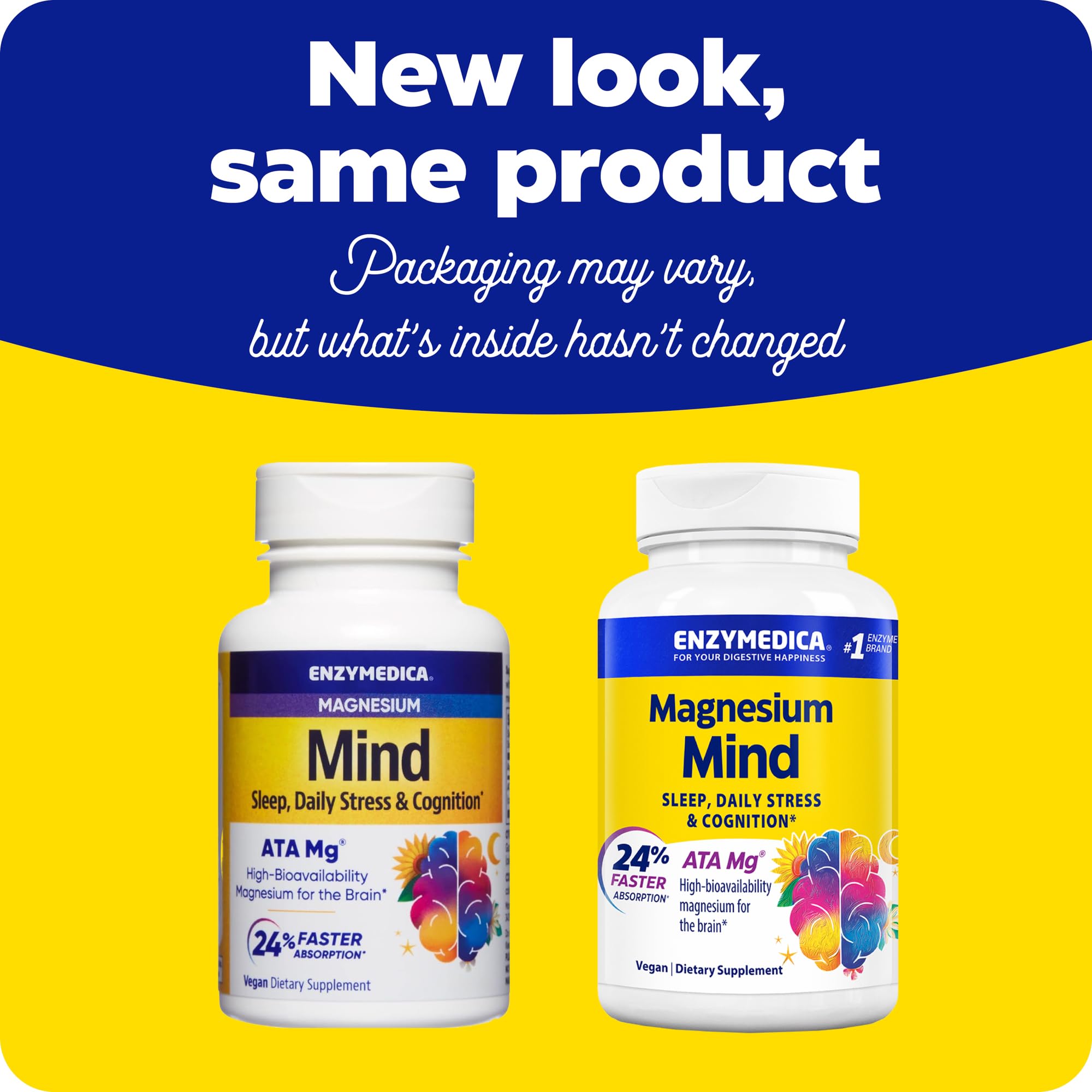 Enzymedica Magnésium Esprit - concentration: soutien potentiel pour la clarté mentale.