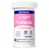 Enzymedica SubCulture pour femmes, bouteille de capsules, soutien potentiel à l'équilibre vaginal.