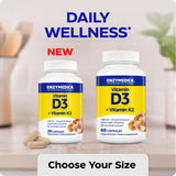 Algue source D3 végétal Enzymedica, approche durable et végane.