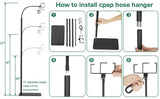 Support tout métal stable sur une table de nuit.