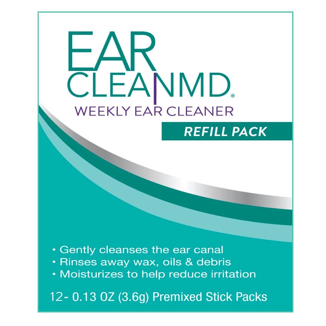 eosera Ear Clean MD emballage: 12 sachets pour l’entretien des oreilles.