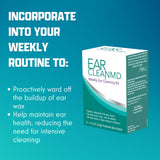 eosera Ear Clean MD utilisation hebdomadaire pour limiter l’accumulation de cire et le confort.