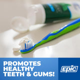 Epic Dental Xylitol Fluoride Pâte goût menthe verte, fraîcheur durable