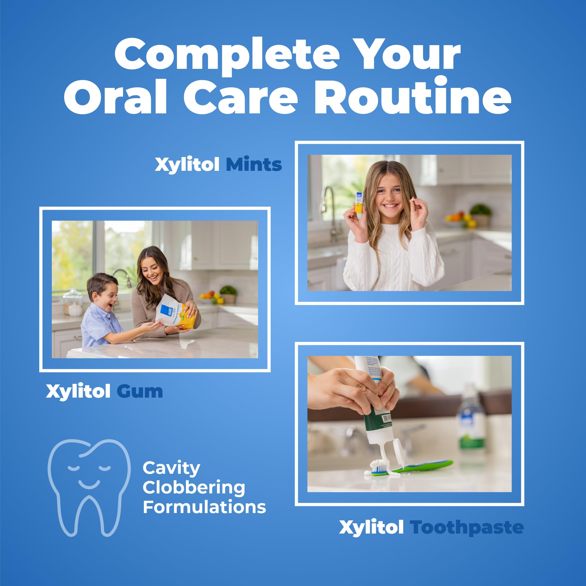 Epic Dental Xylitol Fluoride Pâte lot de deux, pratique pour le quotidien