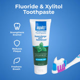 Epic Dental Xylitol Fluoride Pâte démonstration pour bouche sèche