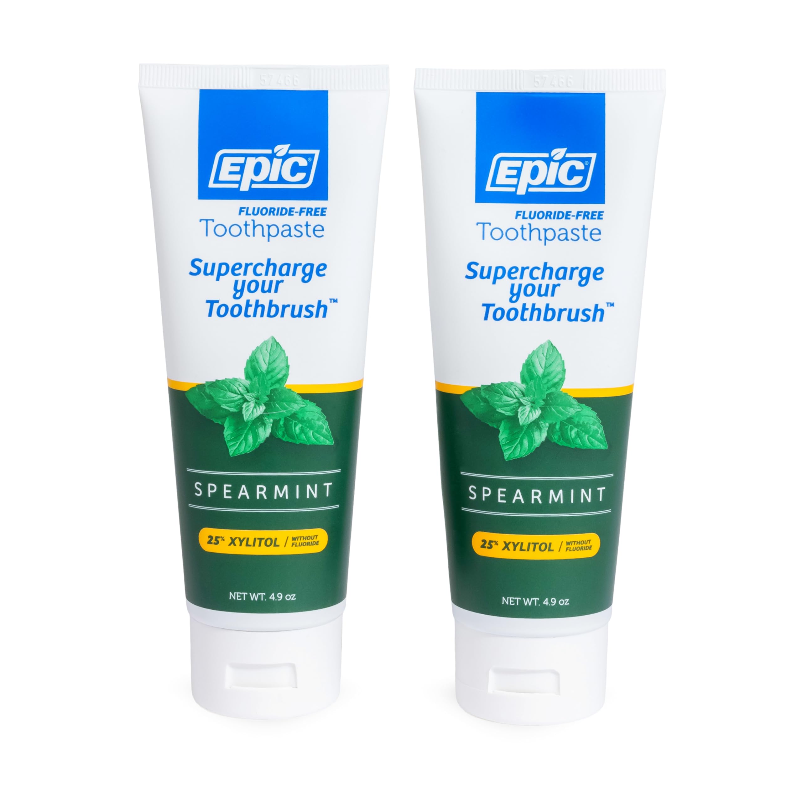 Epic dentifrice xylitol adulte : tube élégant pour brossage quotidien.