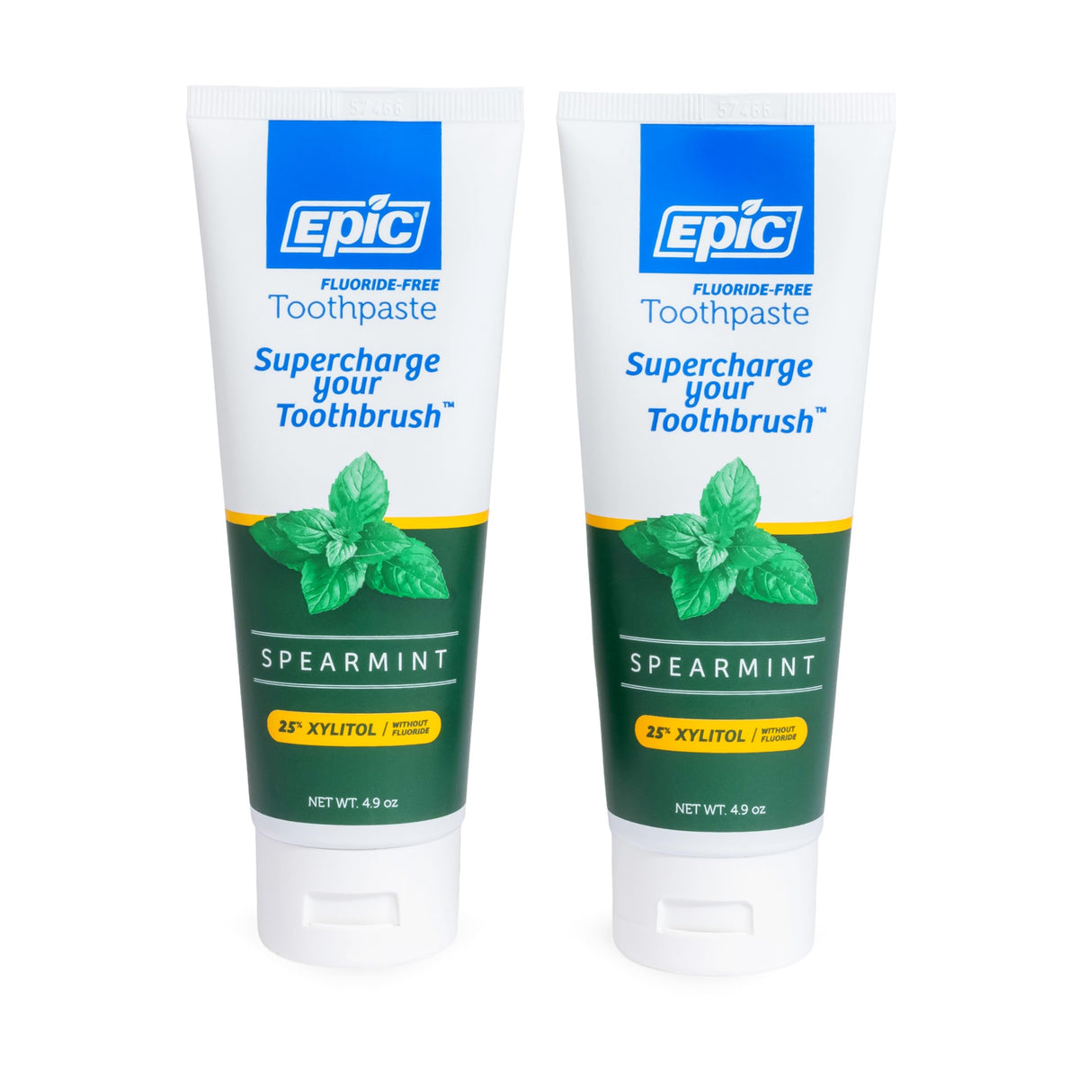 Epic dentifrice xylitol adulte : tube élégant pour brossage quotidien.