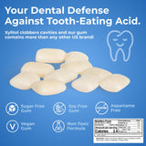 Epic gommes-xylitol-sans-aspartame : douceur naturelle sans édulcorant artificiel.