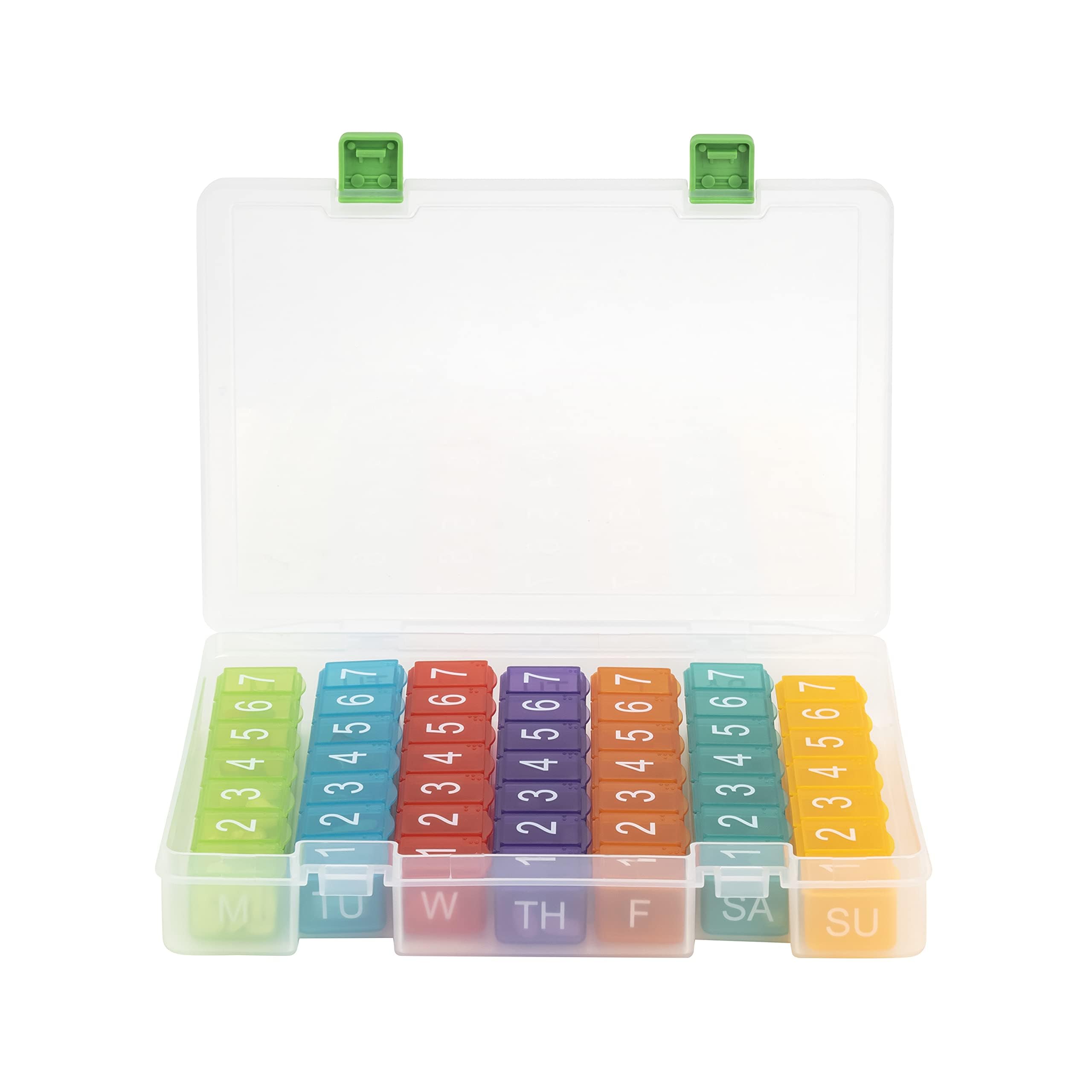 e-pill Étui transparent inclus pour un rangement organisé lors des voyages.