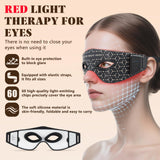 Epinuo masque yeux doux silicone, confort d’utilisation prolongée sans pression.