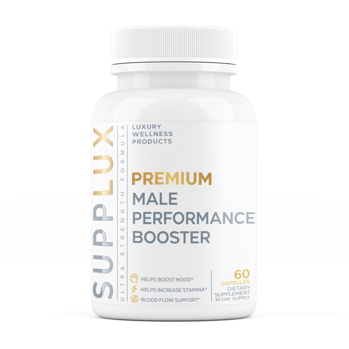 EPN Supplements booster performance avec épimède, bouteille et capsules pour énergie soutenue.