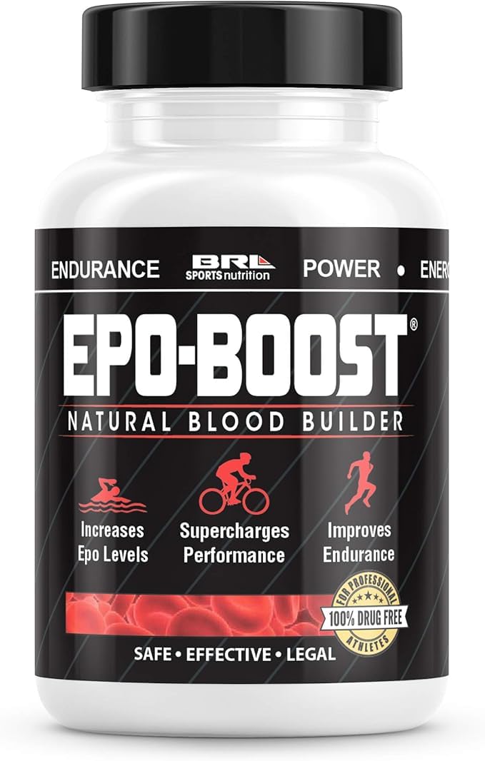 Bouteille EPO-BOOST prête à soutenir énergie et endurance.