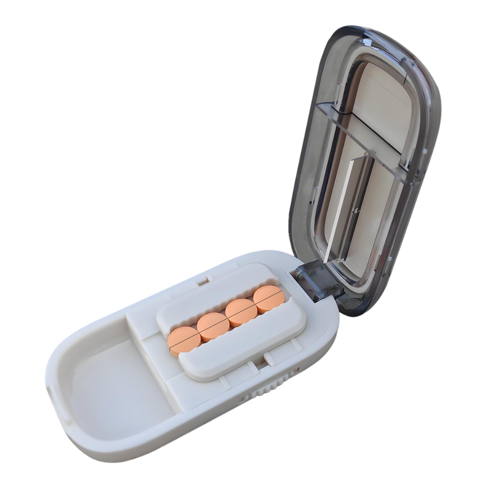 EpochWIT coupe-pilules avec dispositif de centrage pour des tranches uniformes.