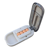 EpochWIT coupe-pilules avec dispositif de centrage pour des tranches uniformes.