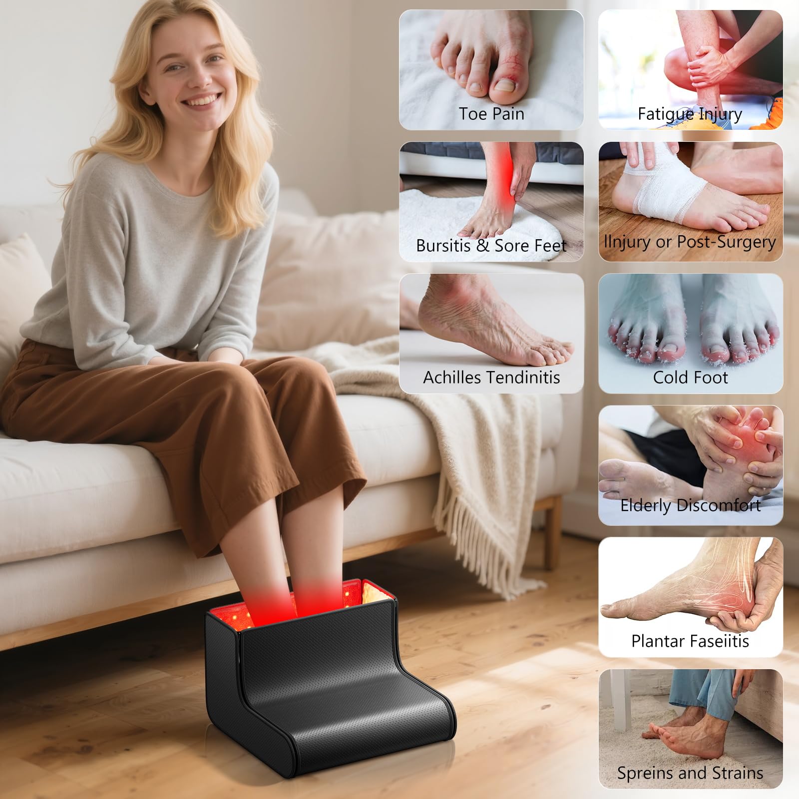 EPOE design sécurité et confort, massage doux pendant la séance.