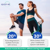 EPSOM-IT lotion sans huile, absorption rapide sans film gras.