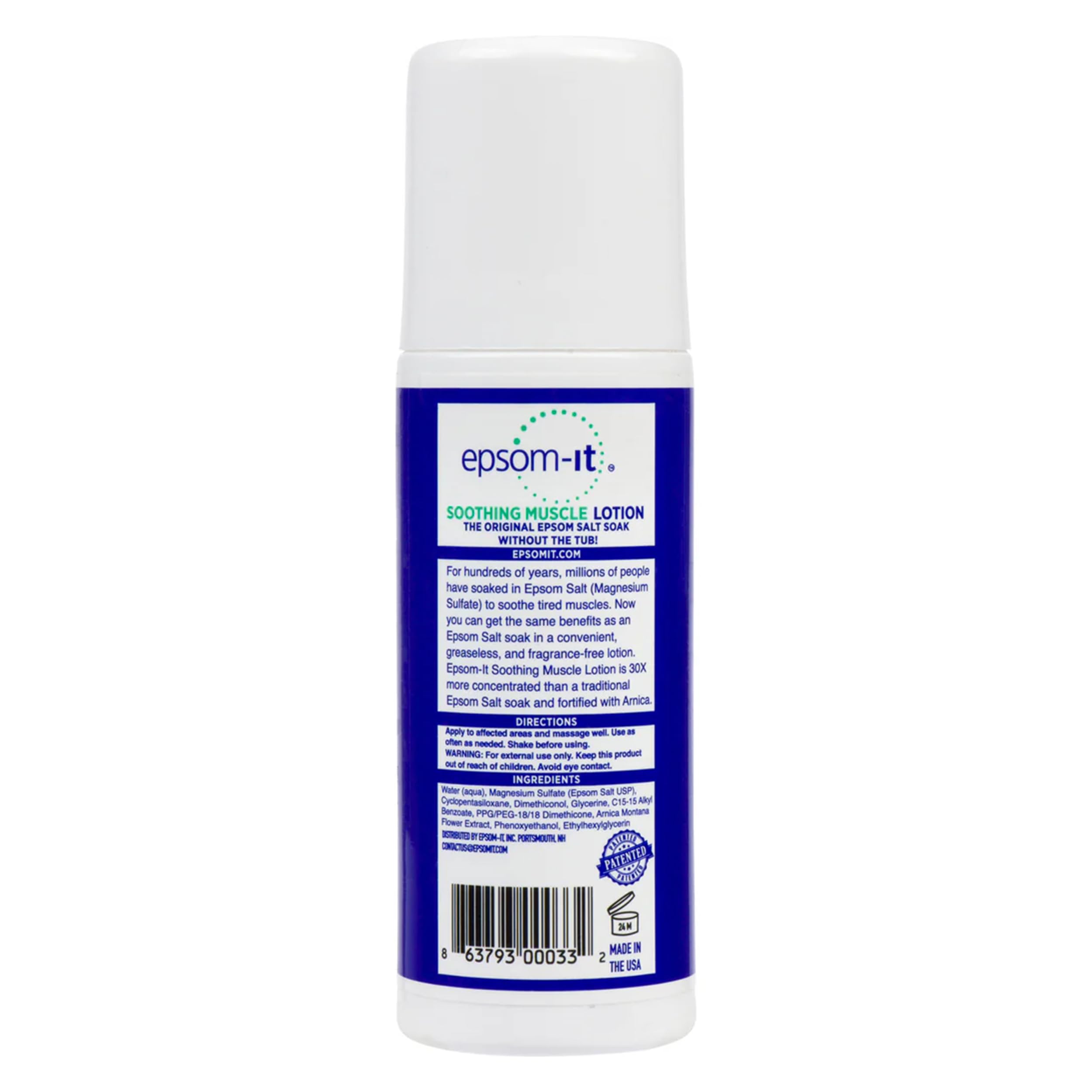 EPSOM-IT Lotion Pack 2x3oz: solution pratique et économique.