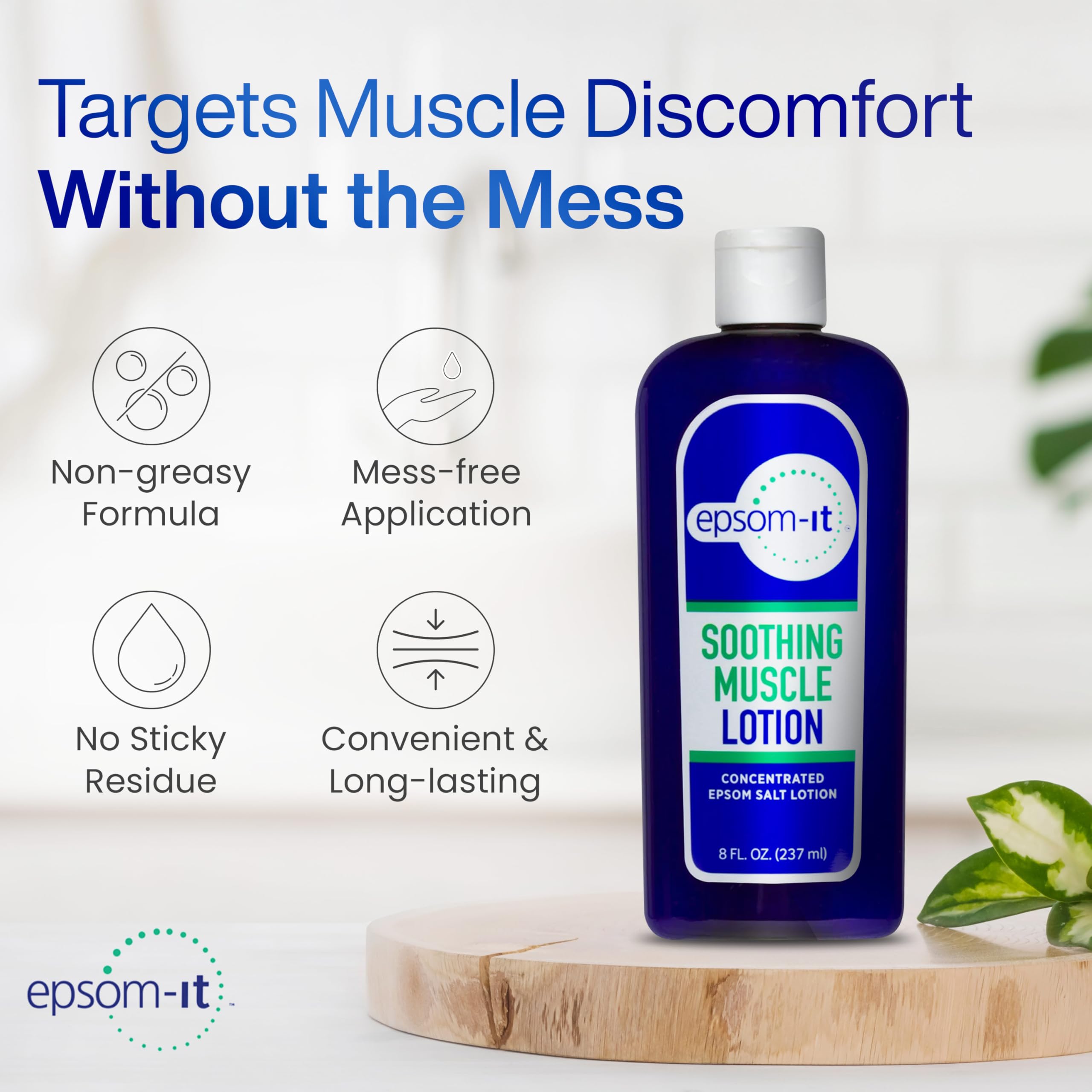 EPSOM-IT lotion musculaire, relaxation des jambes après l’effort.