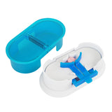 ÉQUADOSE diviseur de pilules avec lames inox professionnelles pour coupes précises.