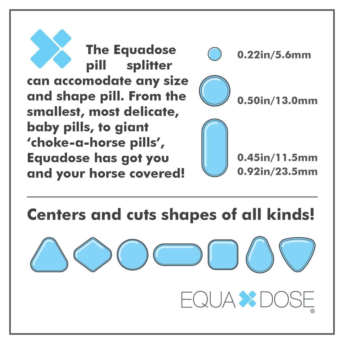 Utilisation professionnelle et domestique facilitée par EQUADOSE.