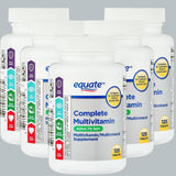 Equate 50+ bouteille multivitamine: soutien quotidien et énergie.