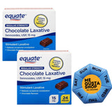 ME GUSTA SHOP Equate comprimés chocolat 15 mg, faciles à prendre, dosage clair.