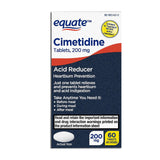 Equate Cim étidine 200 mg – pack recto, facilité d'utilisation.