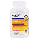 Equate Daily Fiber : gélules dans le flacon, usage quotidien pour soutenir le transit