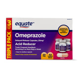 Equate Oméprazole Magnésium – vue boîte, libération retardée, pour le reflux