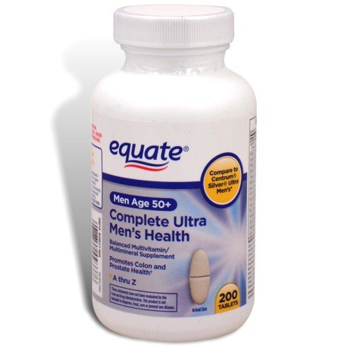 Equate Santé Masculine Complète - bouteille: soutien nutritionnel pour hommes 50+, énergie et immunité