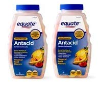 Equate antiacide fort au goût tropical, comprimés à mâcher, pratique en voyage