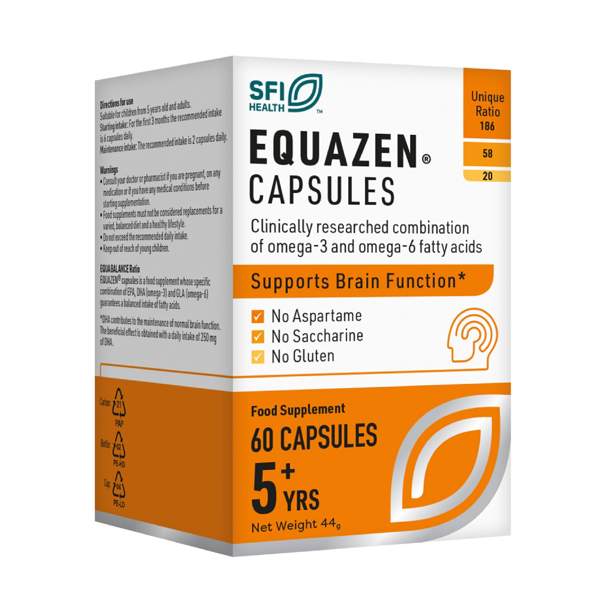 Equazen Eye Q — bouteille omega pour le bien-être quotidien de toute la famille.