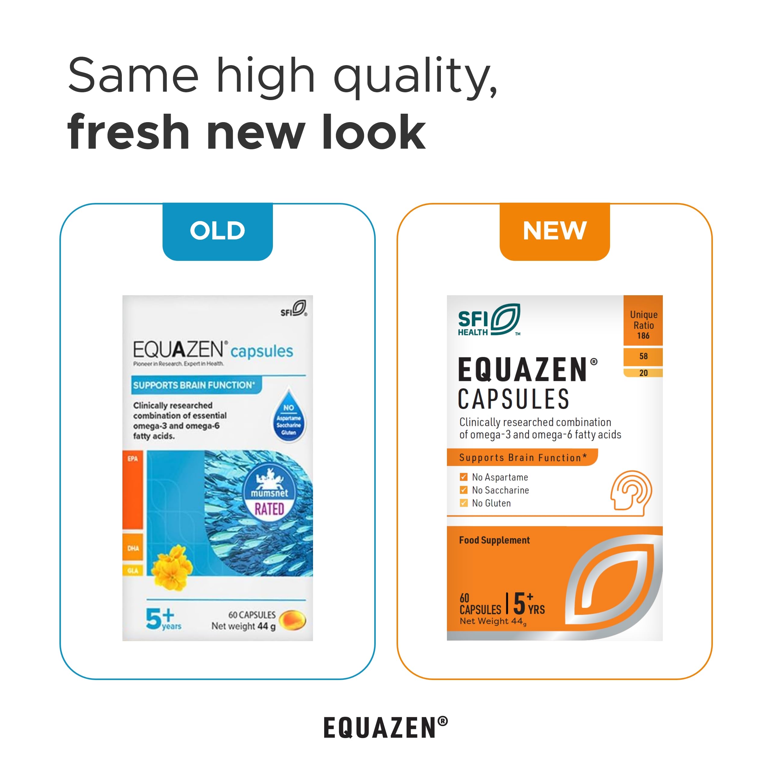 Equazen Eye Q, capsules DHA/EPA faciles à prendre dans la routine du matin.