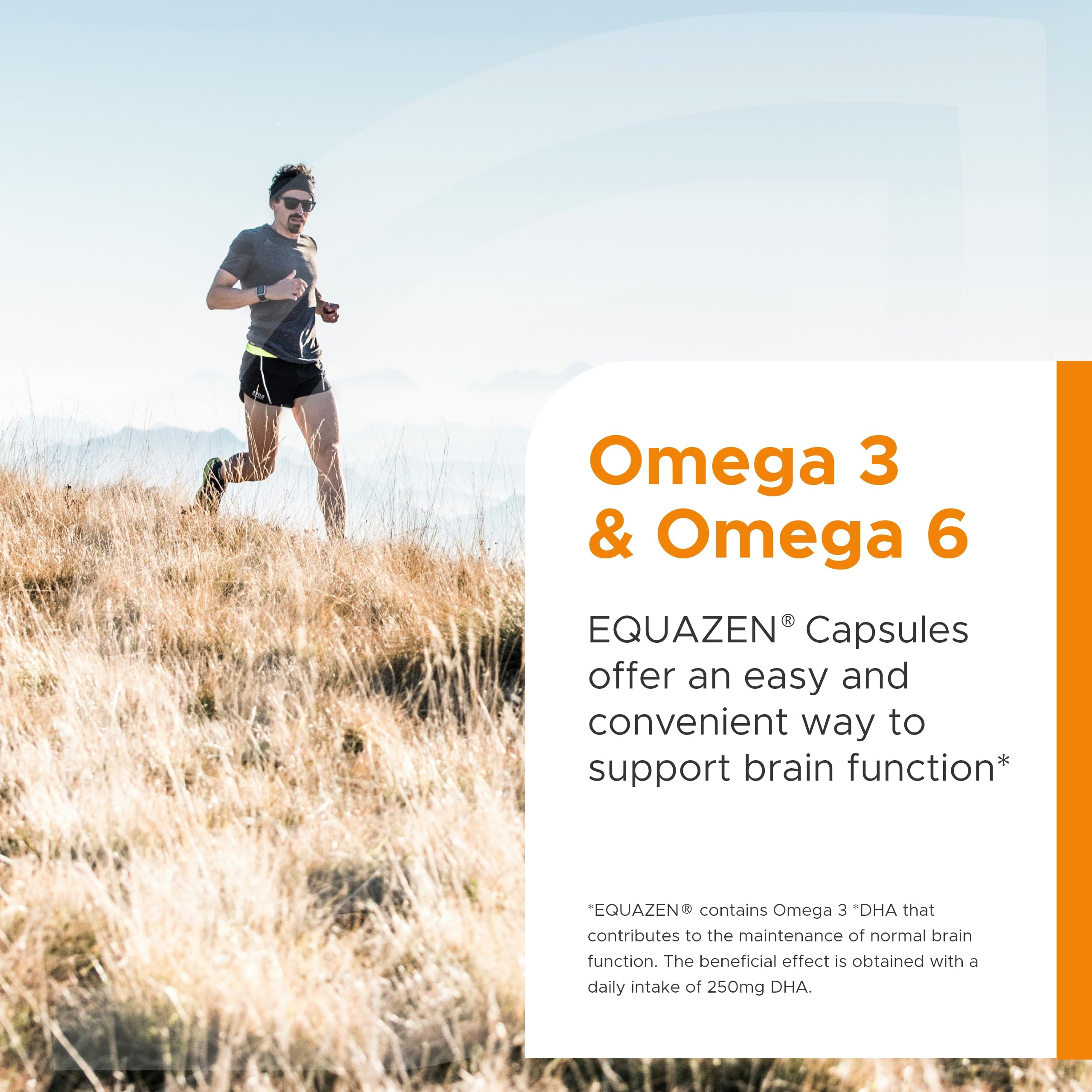 Equazen Eye Q capsules faciles à avaler pour un apport quotidien en oméga