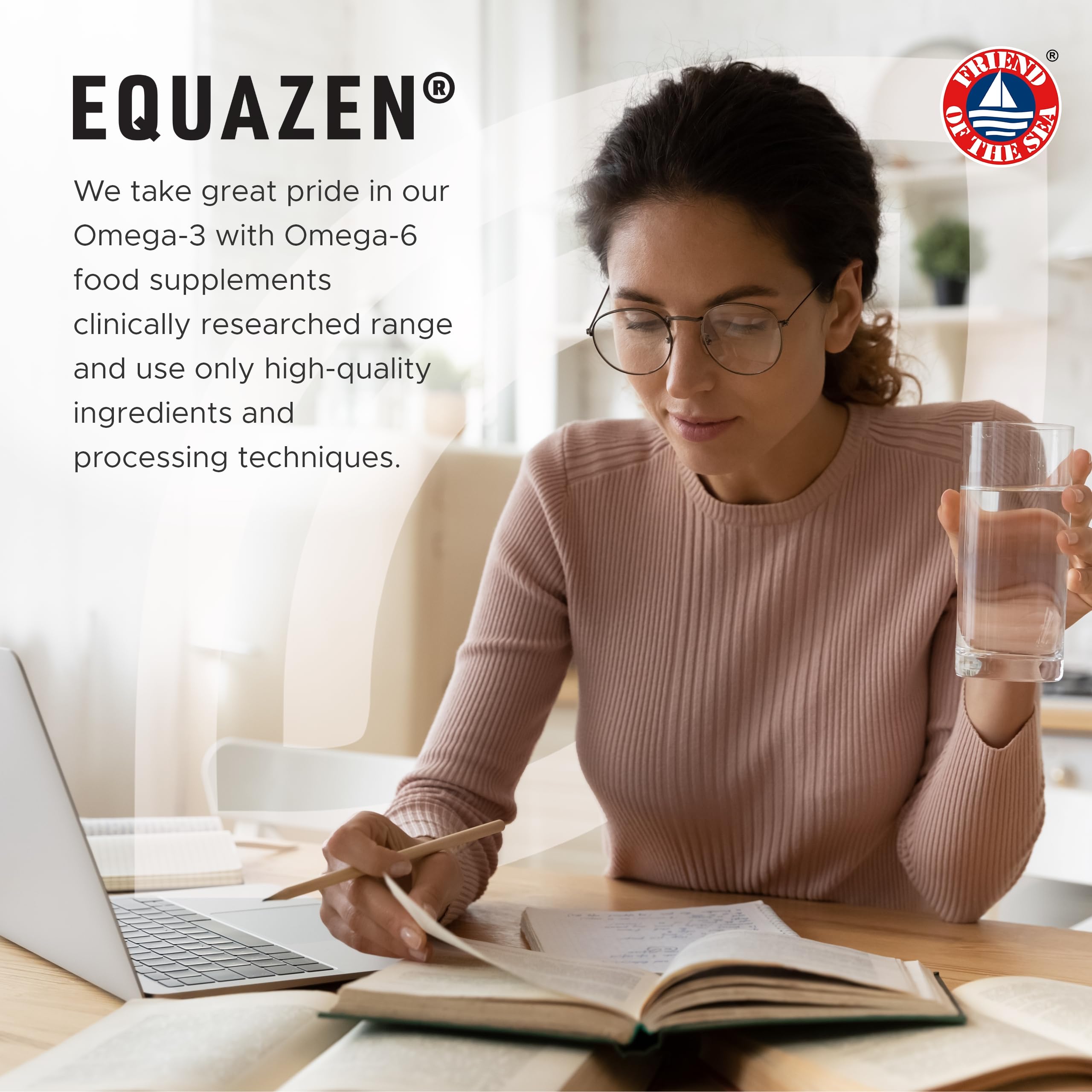 Equazen Eye Q Chews : closeup gomme, texture et détails.
